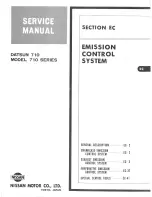 Предварительный просмотр 136 страницы Datsun 710 1975 Service Manual