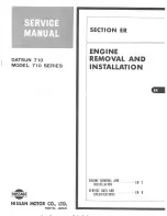 Предварительный просмотр 222 страницы Datsun 710 1975 Service Manual