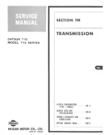 Предварительный просмотр 241 страницы Datsun 710 1975 Service Manual