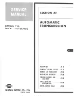 Предварительный просмотр 255 страницы Datsun 710 1975 Service Manual