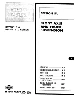 Предварительный просмотр 339 страницы Datsun 710 1975 Service Manual