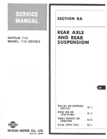 Предварительный просмотр 360 страницы Datsun 710 1975 Service Manual