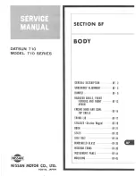 Предварительный просмотр 427 страницы Datsun 710 1975 Service Manual