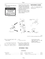 Предварительный просмотр 465 страницы Datsun 710 1975 Service Manual