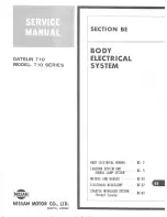 Предварительный просмотр 476 страницы Datsun 710 1975 Service Manual