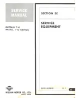 Предварительный просмотр 646 страницы Datsun 710 1975 Service Manual