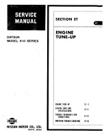 Предварительный просмотр 14 страницы Datsun Bluebird 180 B Service Manual