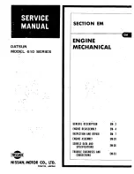 Предварительный просмотр 34 страницы Datsun Bluebird 180 B Service Manual