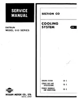 Предварительный просмотр 74 страницы Datsun Bluebird 180 B Service Manual