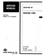 Предварительный просмотр 80 страницы Datsun Bluebird 180 B Service Manual