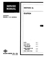 Предварительный просмотр 149 страницы Datsun Bluebird 180 B Service Manual