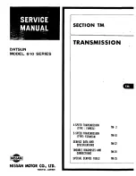 Предварительный просмотр 161 страницы Datsun Bluebird 180 B Service Manual