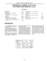 Предварительный просмотр 269 страницы Datsun Bluebird 180 B Service Manual