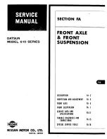 Предварительный просмотр 302 страницы Datsun Bluebird 180 B Service Manual