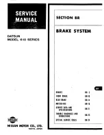 Предварительный просмотр 343 страницы Datsun Bluebird 180 B Service Manual