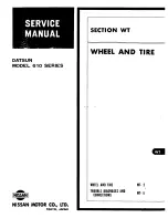 Предварительный просмотр 367 страницы Datsun Bluebird 180 B Service Manual