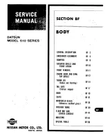 Предварительный просмотр 396 страницы Datsun Bluebird 180 B Service Manual