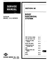 Предварительный просмотр 446 страницы Datsun Bluebird 180 B Service Manual