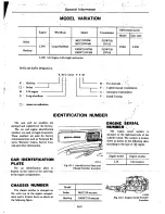 Preview for 6 page of Datsun C210 series Manual