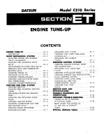 Preview for 11 page of Datsun C210 series Manual