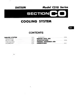 Preview for 73 page of Datsun C210 series Manual