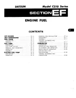 Preview for 80 page of Datsun C210 series Manual