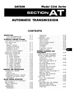 Preview for 192 page of Datsun C210 series Manual