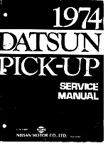 Preview for 1 page of Datsun Pick-Up 1974 Service Manual