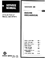 Preview for 38 page of Datsun Pick-Up 1974 Service Manual