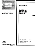 Preview for 116 page of Datsun Pick-Up 1974 Service Manual