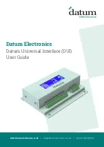 DATUM ELECTRONICS 400155 User Manual preview