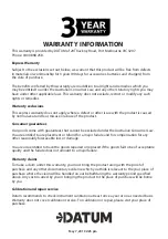 Preview for 8 page of Datum DL32X Operating Instructions Manual