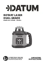 Datum DTR30R Operating Instructions Manual preview