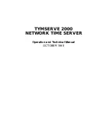 Preview for 2 page of Datum TYMSERVE 2000 Operation And Technical Manual