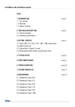 Предварительный просмотр 2 страницы DAV TECH PCP 005 Installation And Maintenance Manual