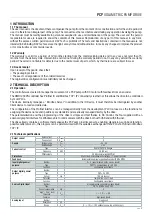 Preview for 3 page of DAV TECH PCP Operating Instructions Manual