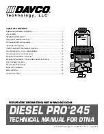 Davco DIESEL PRO 245 Technical Manual preview