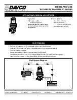 Preview for 3 page of Davco DIESEL PRO 245 Technical Manual