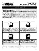 Preview for 4 page of Davco DIESEL PRO 245 Technical Manual