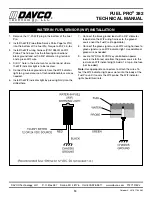 Preview for 12 page of Davco fuel pro 382 Technical Manual