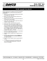 Preview for 14 page of Davco fuel pro 382 Technical Manual