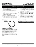 Preview for 13 page of Davco FUEL PRO 483 Technical Manual