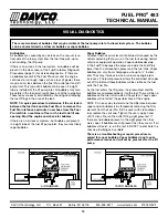 Preview for 14 page of Davco FUEL PRO 483 Technical Manual