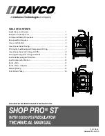 Davco SHOP PRO ST Technical Manual preview