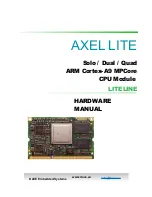 Dave Embedded Systems AXEL LITE Hardware Manual предпросмотр