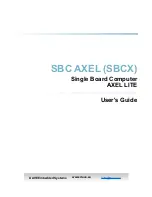 Dave Embedded Systems SBC AXEL User Manual preview