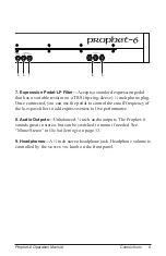 Preview for 19 page of Dave Smith Instruments Sequential PROPHET 6 Operation Manual