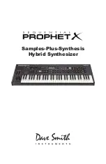 Preview for 1 page of Dave Smith Instruments Sequential PROPHET X User Manual