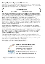 Preview for 10 page of Davey Water Products Monarch EcoPure Q2201MN Installation & Operating Instructions Manual