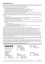 Preview for 8 page of Davey CrystalClear DCC2550 Installation And Operating Instructions Manual